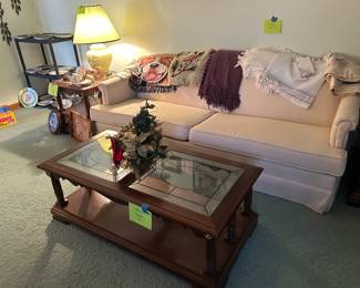 Sofa and coffee table