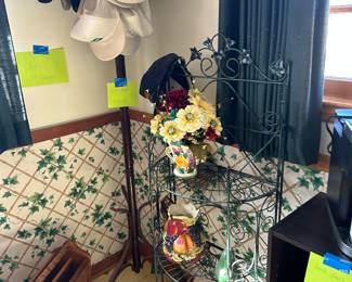 Plant stands and coat racks