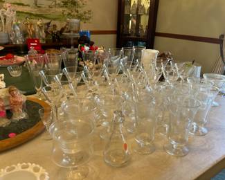 Glasses and glass sets
