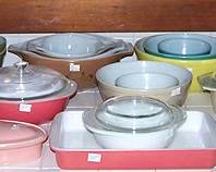 Pyrex bowls, casseroles, etc...