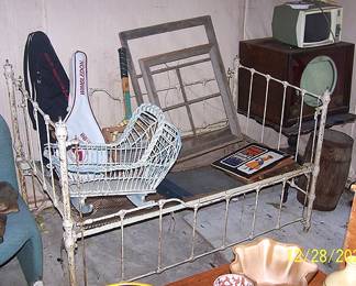 Antique child's bed