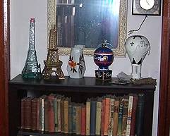 Book shelf, old books