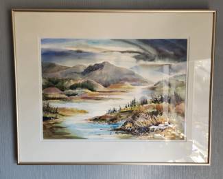 Dubois...Original Watercolor! Enyd Norris DuBois - Grants Pass Artist. March 9, 1917 - April 24, 2014.