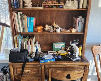 Vintage Desk with Matching Chair.