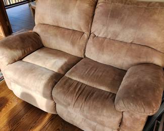 Microfiber Double Recliner.