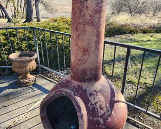 Chimeneya Clay Fireplace.