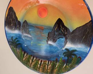 Handpainted Plate.