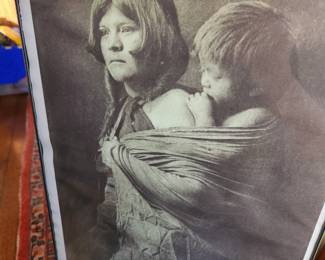 Photographic Print of Hopi Mother 1924 by Edward S. Curtis.