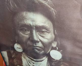 Chief Joseph photographic print - Edward Curtis