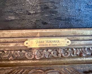 Julius Schönrock (1835-1878) Original Painting