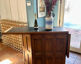 Very cool wooden folding bar