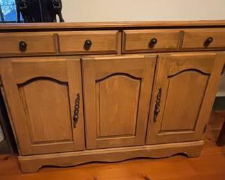 Wooden storage cabinet