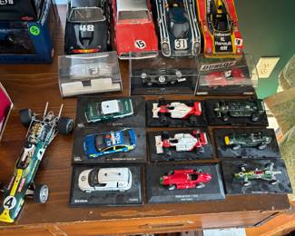 Assorted toy cars