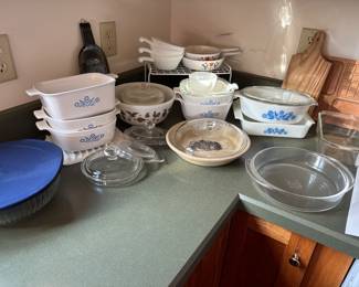 Corning ware, Fire King and Pyrex