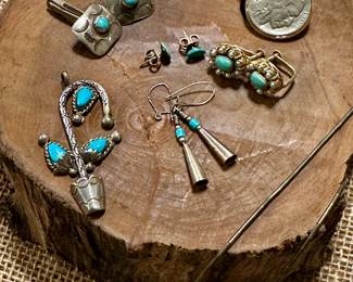 Sterling SILVER and Turquoise Jewelry