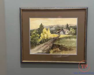 Original Watercolor by G LUNDTEIGEN