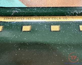 SUMMER GIRL 1921 Original COCA-COLA Advertising Tray
