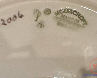 MOORCROFT Florian Pottery Plate