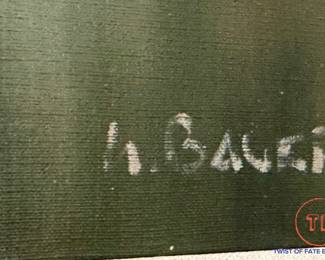 Original Oil on Canvas by WILLI BAUER