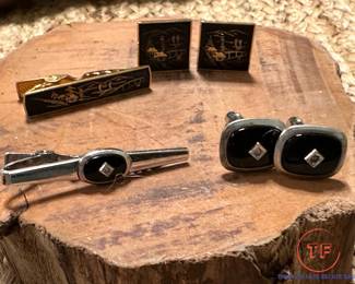 Cufflink and Tie Bar Sets
