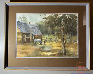 Original Watercolor by G LUNDTEIGEN