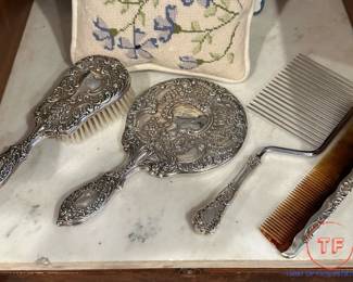 GORHAM Sterling Vanity Set