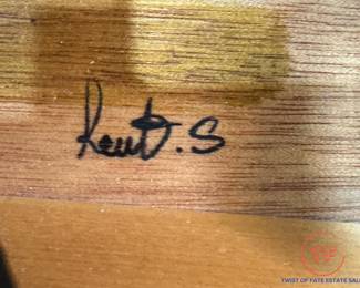 REUT SHAHAR Wooden Kakadu Hand Painted Tray