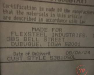 FLEXSTEEL Powered Leather Recliner