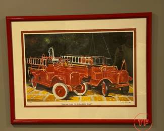 JERRY ELLIS Limited Edition "Journey Down The Yellow Brick Road" Framed Lithograph 