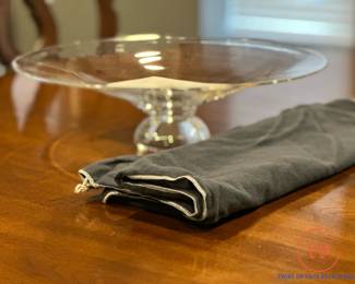 STEUBEN Glass Large Footed Centerpiece