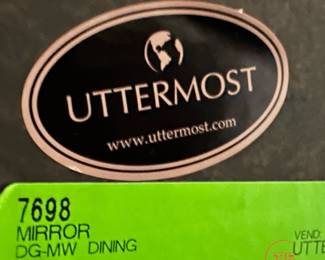 UTTERMOST Mondego Woven Brushed Nickel Mirror