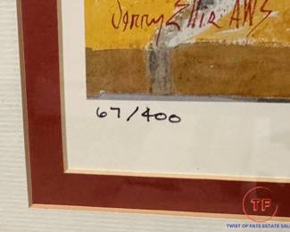 JERRY ELLIS Limited Edition "Journey Down The Yellow Brick Road" Framed Lithograph 