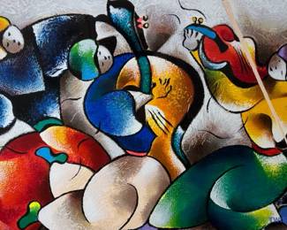 DAVID SCHLUSS Limited Edition (1/350) Signed Serigraph "Sonata"