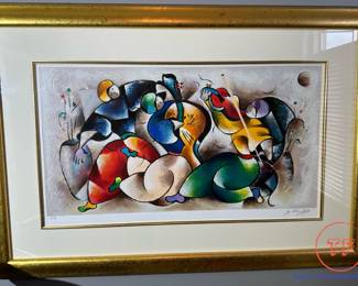 DAVID SCHLUSS Limited Edition (1/350) Signed Serigraph "Sonata"