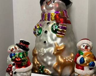 Snowman Figurines 