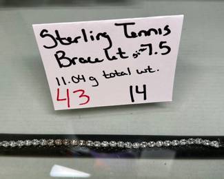 Sterling Tennis Bracelet