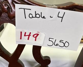 Table with 4 Chairs 
