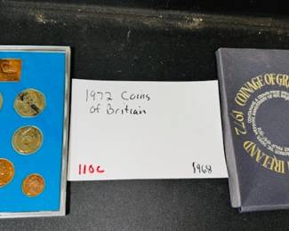 1972 British Coins 