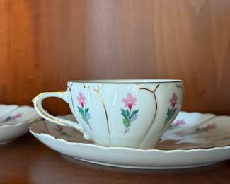 Vintage Handcrafted ZYLSTRA Japan ZYLSTRA ROSE Porcelain Cup & Saucer(s)