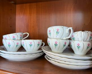 snackplates with teacups by Noritake for Canada's Giftcraft
