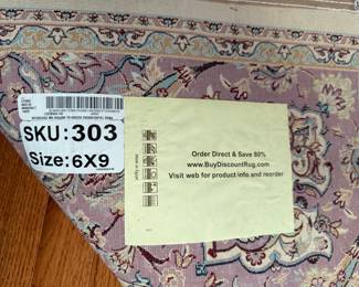 Persian Carpet Luxury Dom Hand Knotted Silk Rug