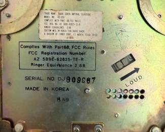 Vintage Radio Shake Rotary Phone