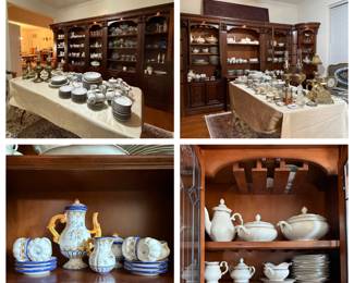 China, Porcelain, Pottery, Cut Glass, Vintage