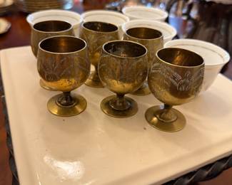 Vintage Brass Goblet(s)