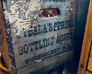 Spring water crate
Woonsocket,Ri
Located in the “general store”