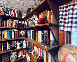 Located in “The Library” 1st door on left from front door.
