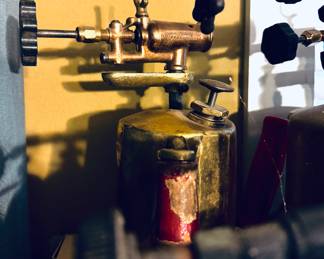 Brass lantern and torch collection