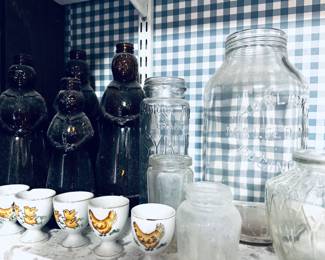 Syrup bottles, and more
Located in the “wash room” side door of house
