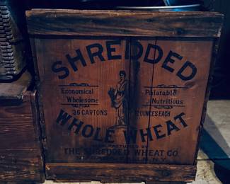 Shredded Whole Wheat crate NY
“General store room” 1st room off kitchen