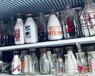 More milk bottles!
Located in the “wash room” side door of house